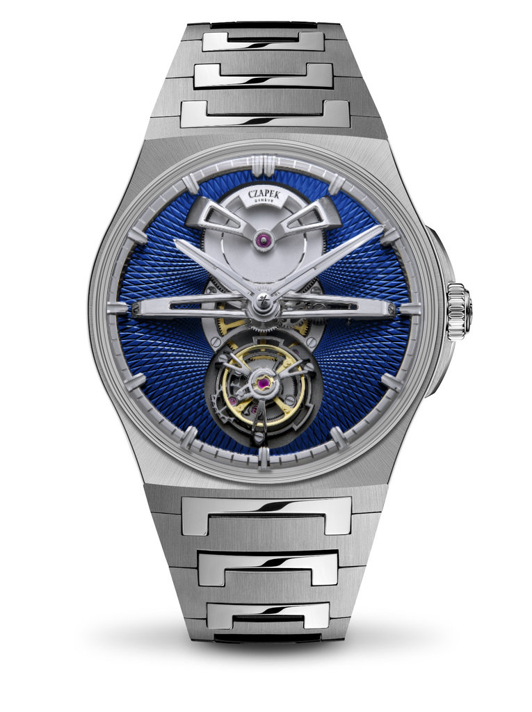 Antarctique Tourbillon 'Guilloché Singularité' - Cosmic Blue