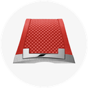 [24009] ANT Red Rubber Strap