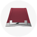 [25013] Bracelet ANT caoutchouc rouille