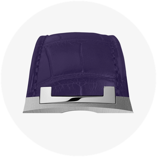 [24051] ANT Antarctique Alligator strap Purple M