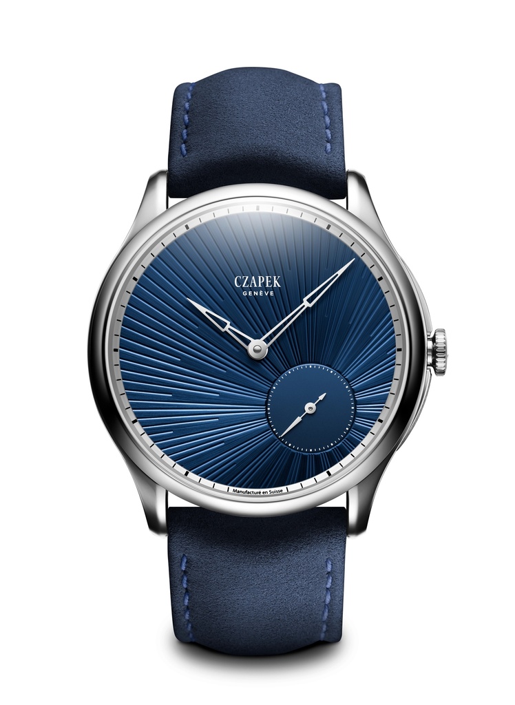 Czapek Promenade 'Guilloché Soleil' - Bleu Nuit