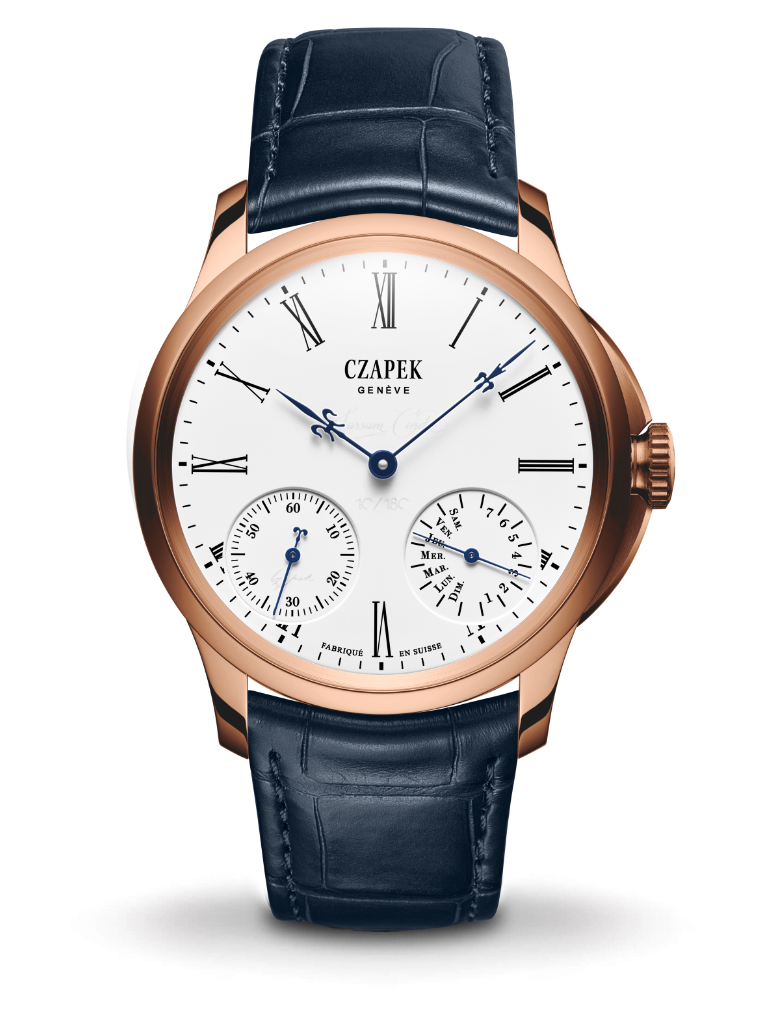 Czapek QdB - No 33 M - Email Grand Feu Blanc - "Sursum Corda" (10 years)