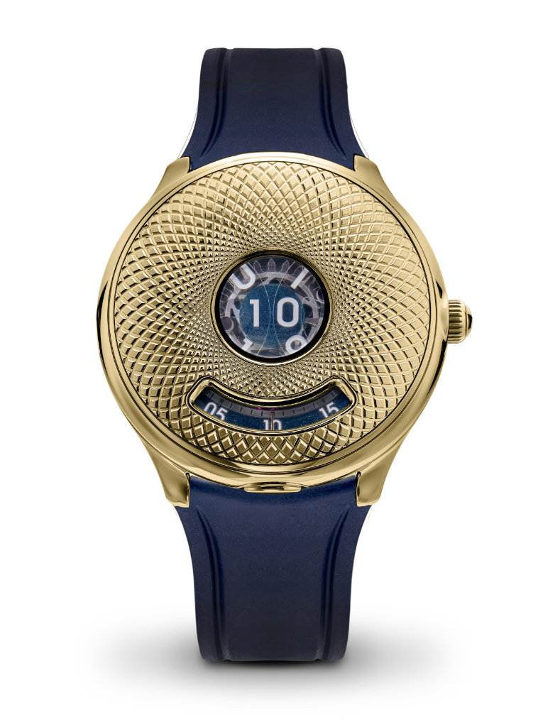 [1714] Anniversary Watch "Time Jumper" - Calibre 10.01 - 3N Yellow Gold