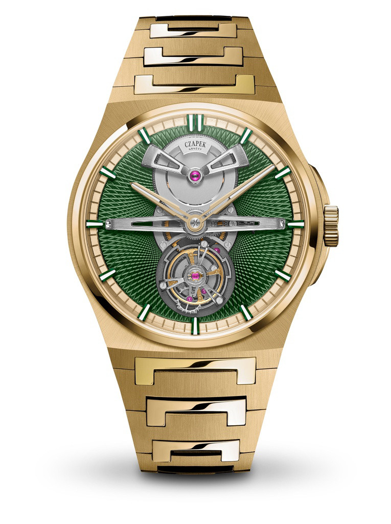 Antarctique Tourbillon 2N 'Guilloché Singularité' - Victory Green